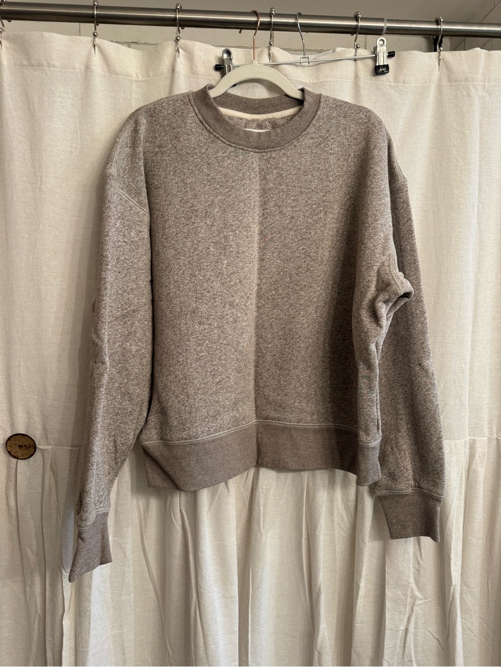 American Eagle Outfitters Men's Crewneck Sweater in Taupe